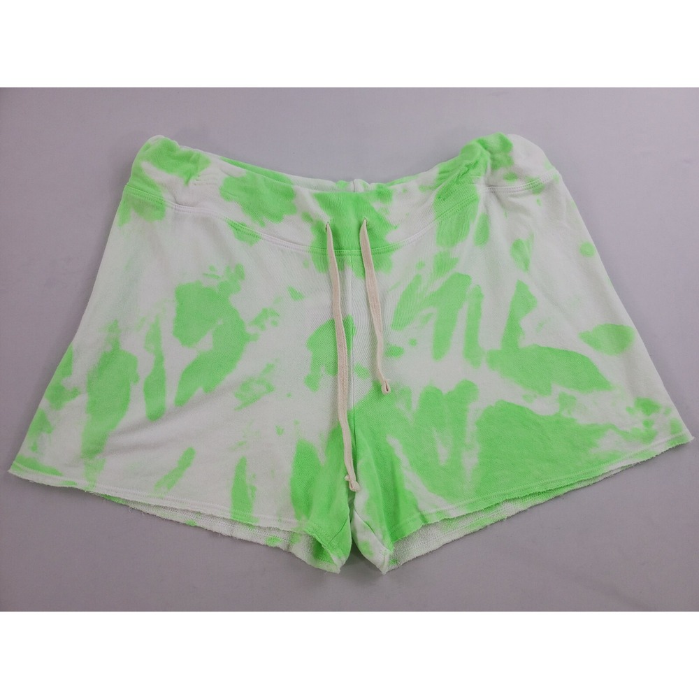 Sundry Women Tie Dye Shorts Pop Lime White NR-V1-G13TD18 Size 3 USA Made